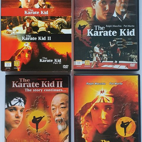 3 DVD "The Karate Kid Collection" 1-2-3