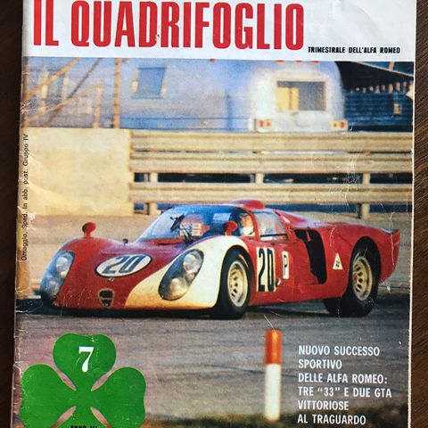 Alfa Romeo magasin fra 60 tallet.