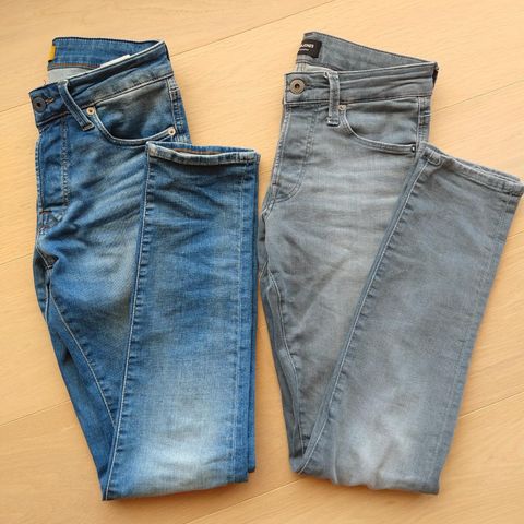 2 Jack & Jones jeans. Str. 27/30. SLIM/GLENN.