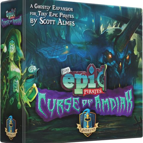 Tiny Epic Pirates: Curse of Amidak utvidelse, ny i plastforsegling