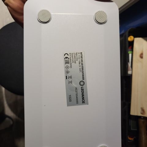 Battery UVC led sterilization box.