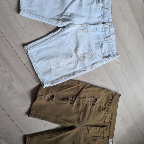 2 stk shorts i str 34