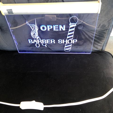 Barber Poles Display Hair Cut Light Signss.