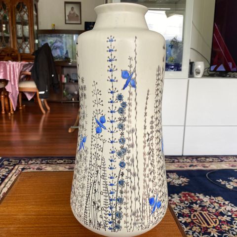 Vase fra Stavanger flint Inger Waage