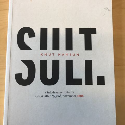 Sult fragmentet av Knut Hamsun