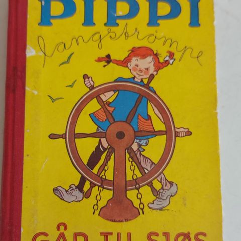 Pippi Langstrømpe.  Går til sjøs.  1963.Astrid Lindgren.