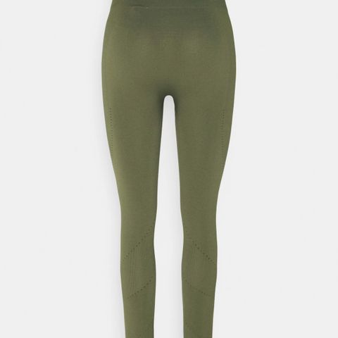 ARKET sømløs tights khaki green (XS) - treningstights militærgrønn