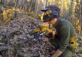 Paintballutleie med baner i skogen