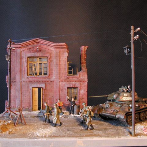 Militærdiorama 1/35 Sovjet 1944