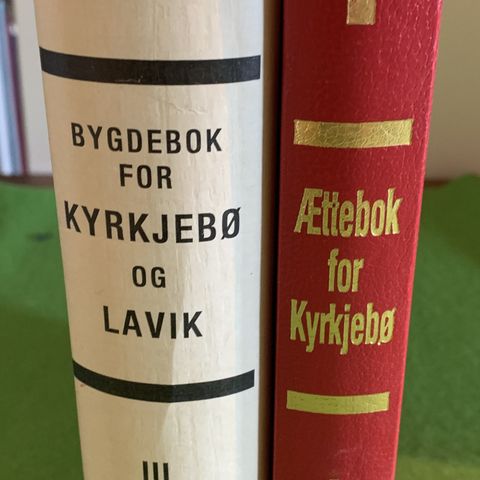 Bygdebok for Kyrkjebø og Lavik + Ættebok