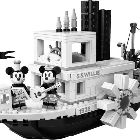 Uåpnet og utgått Lego Ideas 21317 Steamboat Willie