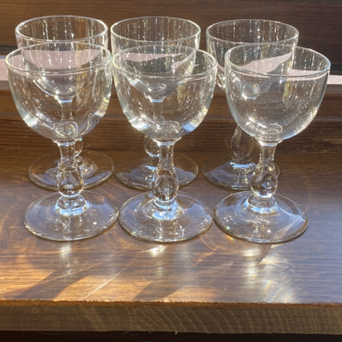 6 Ebba glass uten slipninger fra Hadeland glass selges