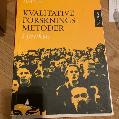 Aksel tjora- kvalitative forskningsmetoder