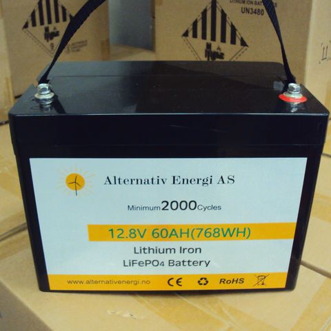 60Ah 12Volt Litium batteri