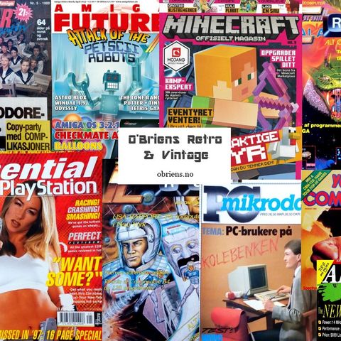 Data- og spillmagasiner - Amiga, Commodore, Playstation, PC m.m.