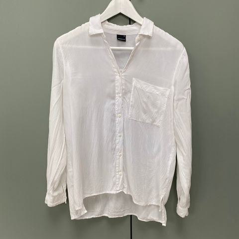 Hvit bluse skjorte str 36