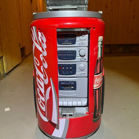 Akura C302 Coca-Cola Can stereo