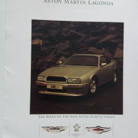 ASTON MARTIN LAGONDA -brosjyre.