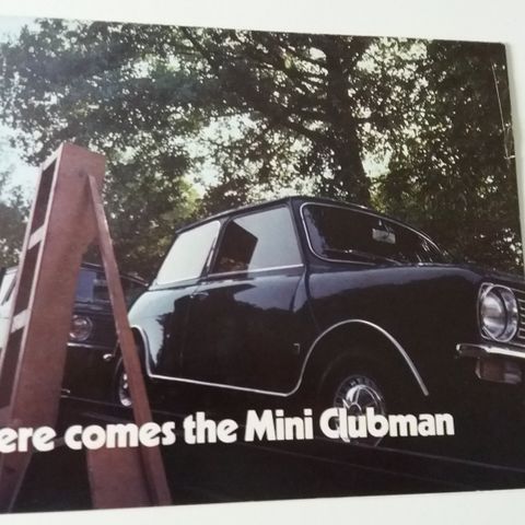 Mini Clubman -brosjyre.