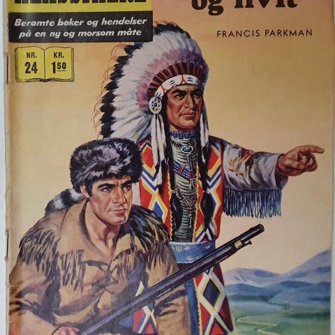 Illustrerte klassikere nr. 24 1957 (Indianer og hvit)