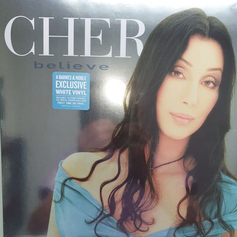 Farget vinyl. Cher. "Believe". LP. NY. Forseglet. 2018.