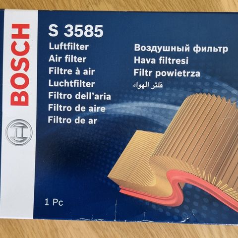 Luftfilter Bosch S3585 - Mercedes A- og B-klasse