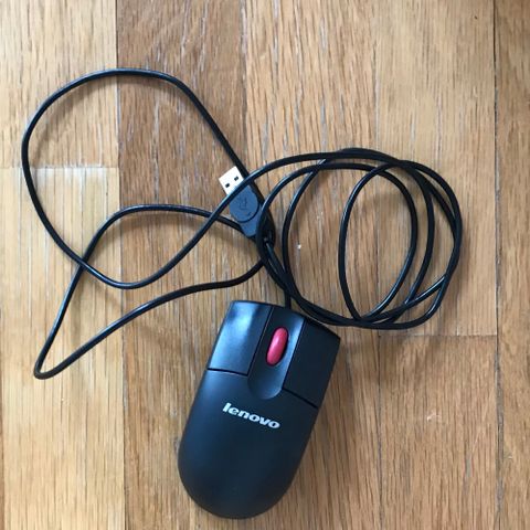 Thinkplus 3-Button 800dpi Mus Kablet Svart