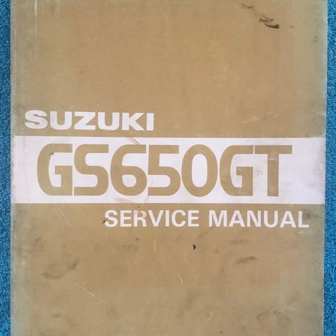 Suzuki GS650GT Service Manual