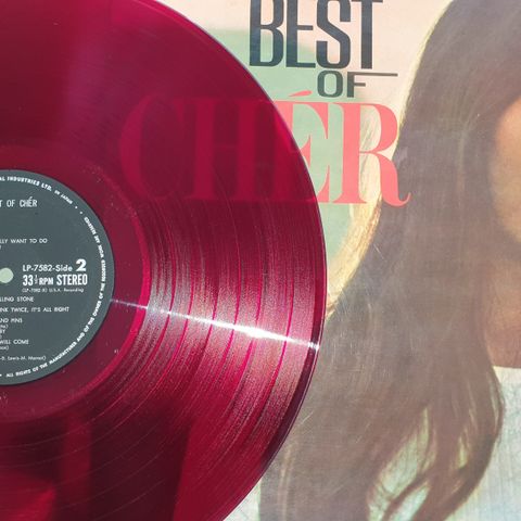 Cher. LP. Rød vinyl. Japan. 1966.