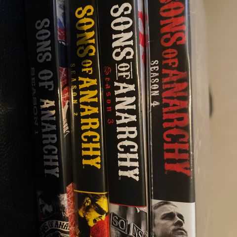 Sons of Anarchy sesong 1-4 (norsk tekst) Dvd