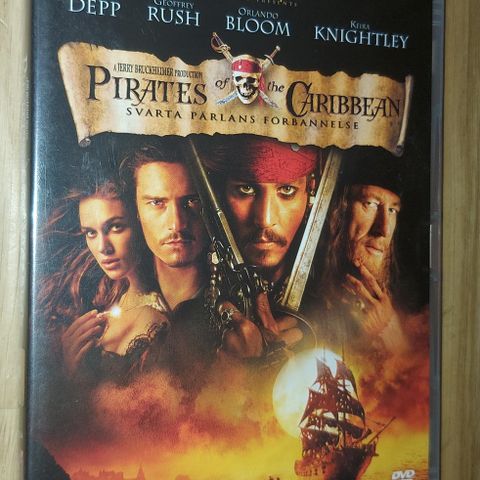 Pirates of the Caribbean dvd film selges!