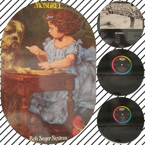VINTAGE/RETRO LP-VINYL "BOB SEGER SYSTEM/MONGREL 1970 "