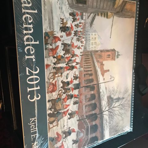 Kjell Midthun nissekalender 2013 selges kr 300