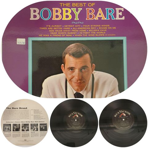 VINTAGE/RETRO LP-VINYL "THE BEST OF BOBBY BARE "