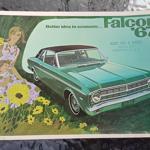 Ford Falcon 1967 brosjyre.