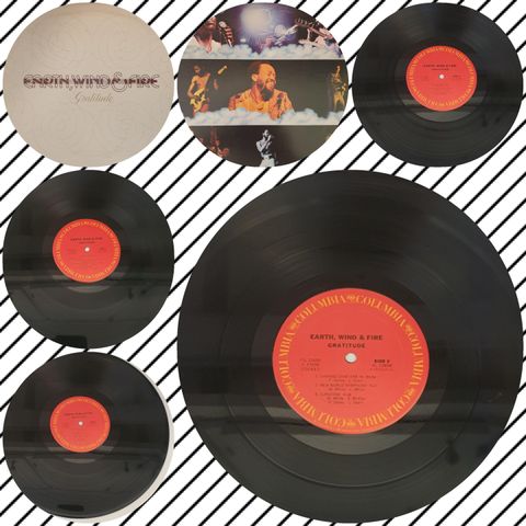 VINTAGE/RETRO LP-VINYL DOBBEL "EARTN,WIND & FIRE / GRATITUDE 1975"