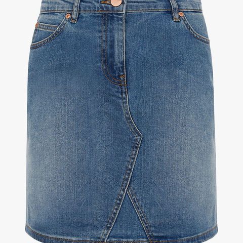 Denim dongeri jeans ola skjørt fra Oasis