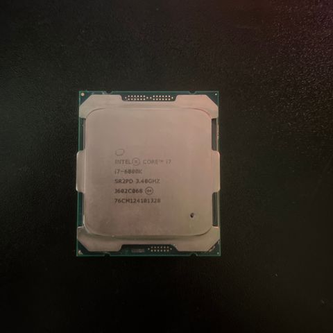 i7 6800k LGA2011-3 (lite brukt)