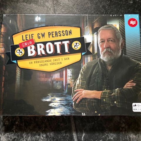 Leif GW Persson - GWs brott (Brettspillet er ny i plast)