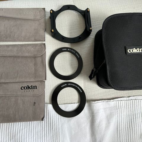 cokin Z pro filter set with 72 and 77mm adaptor rings