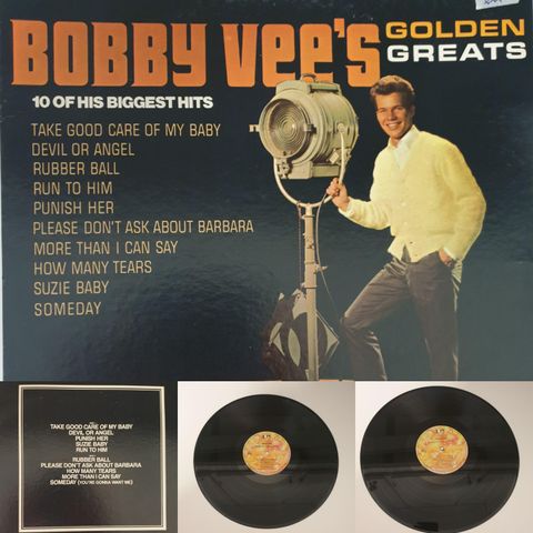 VINTAGE/RETRO LP-VINYL "BOBBY VEE'S/GOLDEN GREATS 1980"