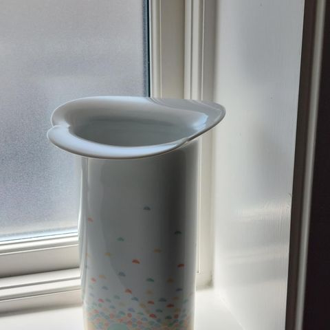 Retro vase pastell 23 cm