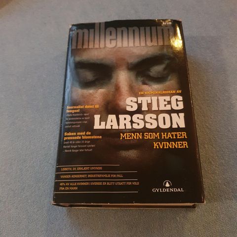 Stieg Larsson bok - menn som hater kvinner