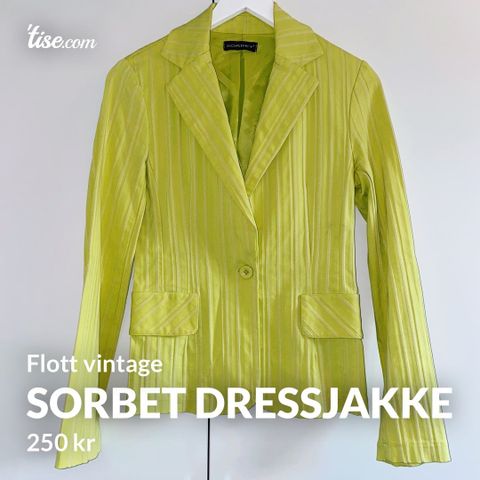 Dressjakke - sommersprek!