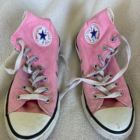 All star converse rosa sko str. 34 selges