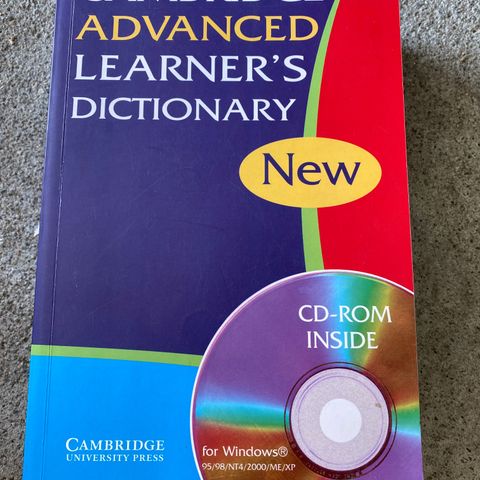 Cambridge advanced learner’s dictionary Cambridge University