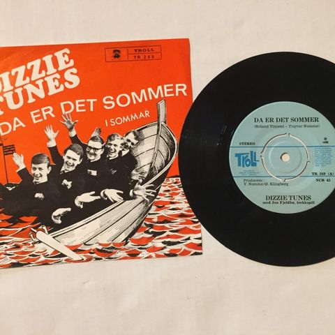 DIZZIE TUNES / DA ER DET SOMMER - 7" VINYL SINGLE