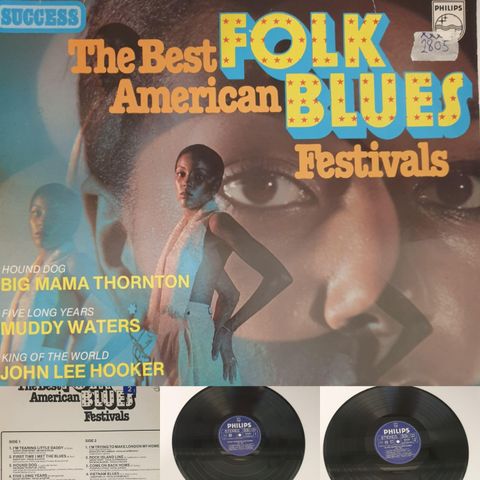 VINTAGE/RETRO LP-VINYL "THE BEST AMERICAN FOLK BLUES FESTIVALS 1963/1967(1987)"