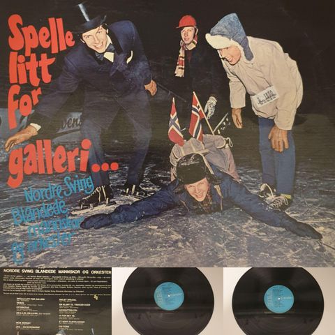 VINTAGE/RETRO LP-VINYL "SPELLE LITT FOR GALLERI... 1970"