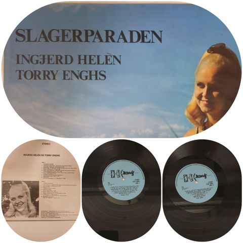VINTAGE/RETRO LP-VINYL "INGJERD HELEN/TORRY ENGHS 1970"